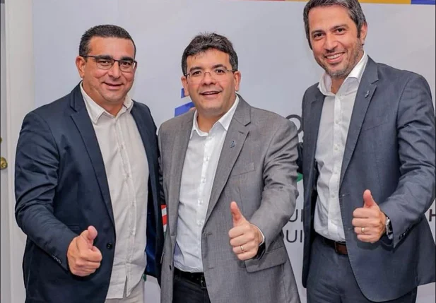 Prefeito Olavo Júnior participa de reunião com Rafael Fonteles