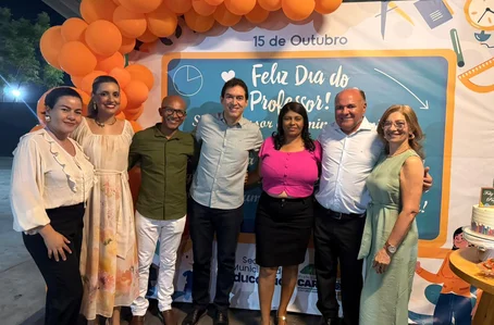 Prefeitura de Caracol realiza festa em homenagem aos professores da rede municipal de ensino