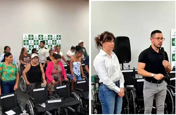 Prefeitura de Esperantina realiza entrega de mais de 60 cadeiras de rodas