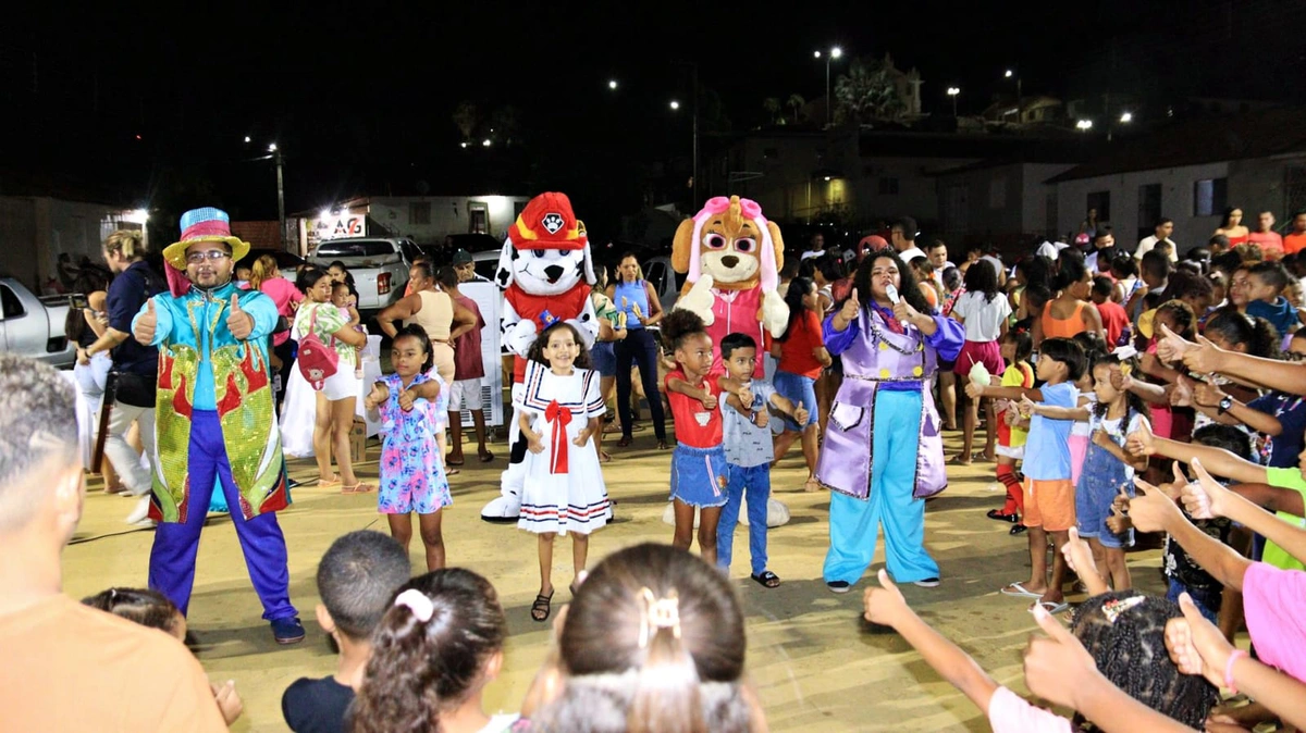 Prefeitura de Francinópolis realiza noite em comemoração ao Dia das Crianças