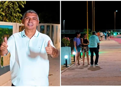 Prefeitura de Nossa Senhora de Nazaré inaugura Orla do Açude