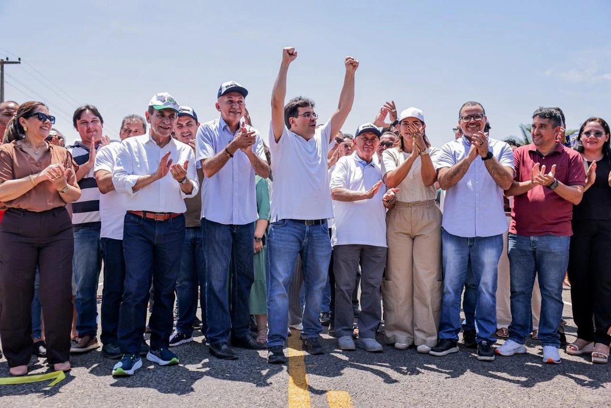 Rafael Fonteles inaugura asfalto da rodovia que liga Altos a José de Freitas