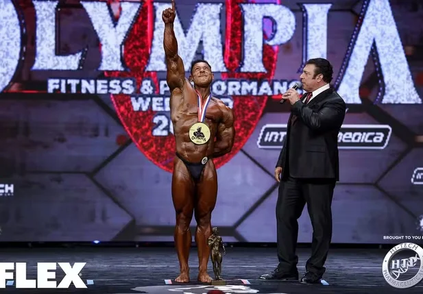 Ramon Dino fez história no fisiculturismo brasileiro ao vencer no Mr. Olympia