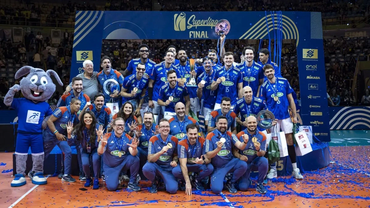 Sada Cruzeiro é o atual campeão da Superliga