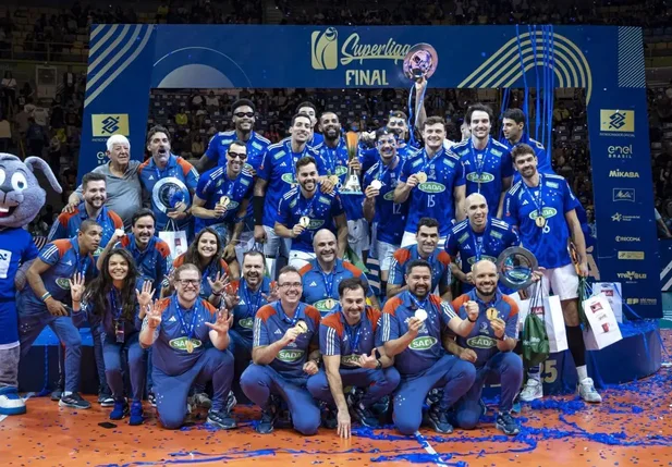Sada Cruzeiro é o atual campeão da Superliga