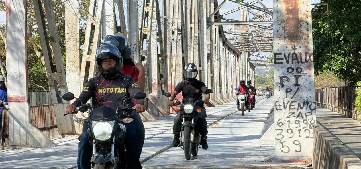 Tráfego de veículos é liberado na Ponte Metálica