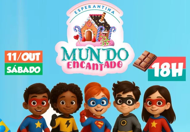 Prefeitura de Esperantina vai promover festa Mundo Encantado em comemoração ao Dia das Crianças