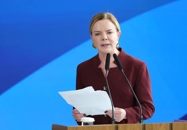 A Ministra da Secretaria de Relações Institucionais, Gleisi Hoffmann