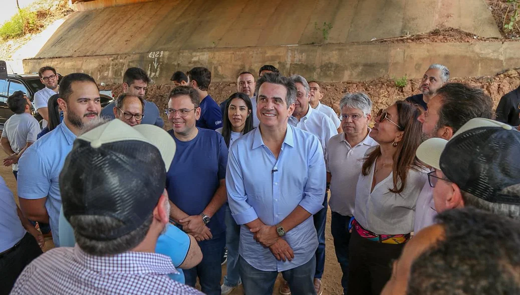 A obra contou com recursos destinados pelo senador Ciro Nogueira
