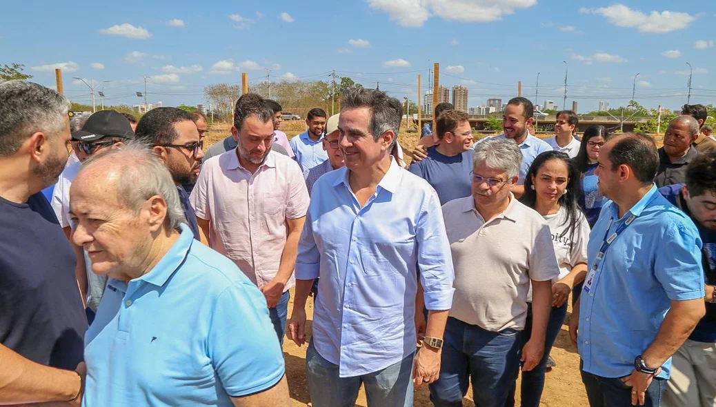 A obra se inicia pelo balão do CFAP