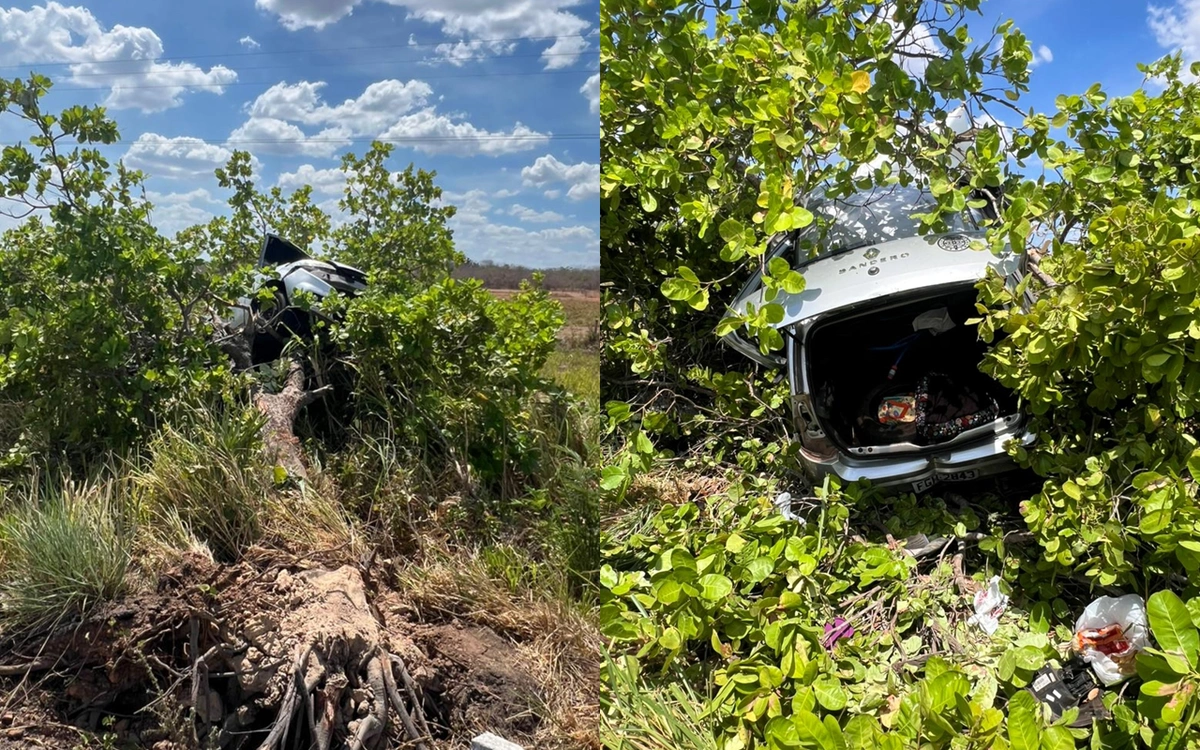 Acidente em Piracuruca deixou quatro pessoas feridas