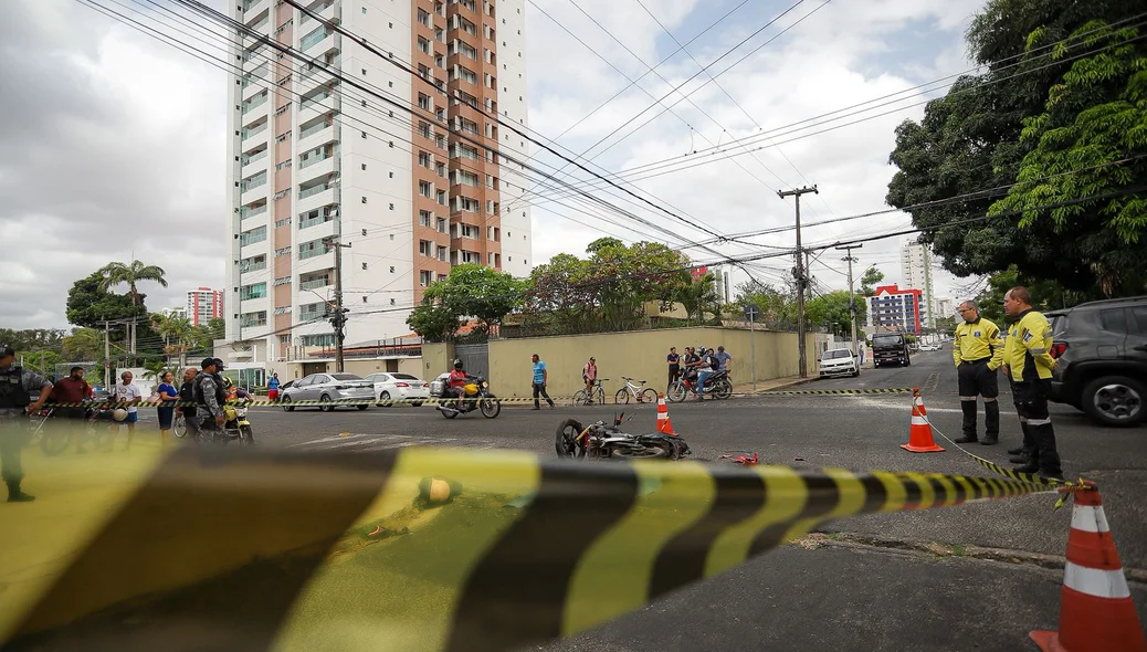 Acidente na Avenida Vilmary