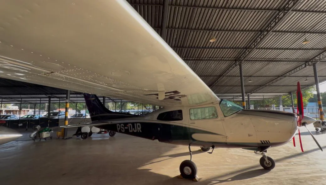 Aeronave apreendida