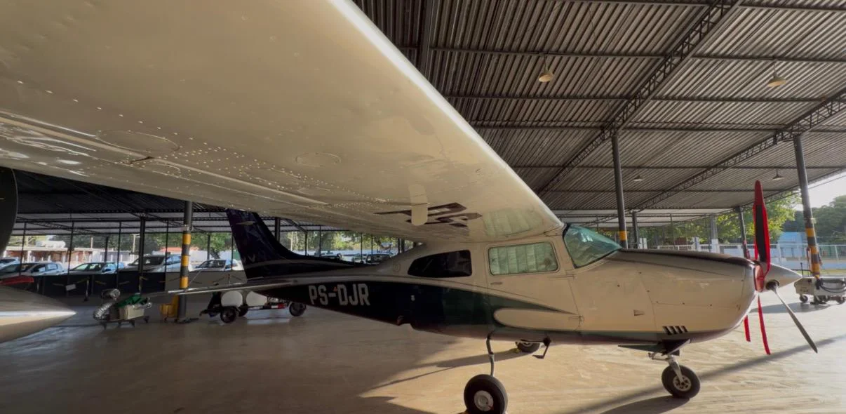 Aeronave apreendida