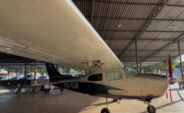 Aeronave foi apreendida