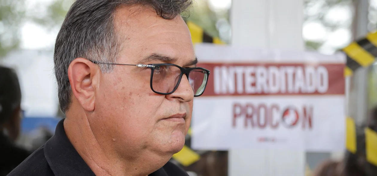 Arimateia Leão, chefe de fiscalização do Procon