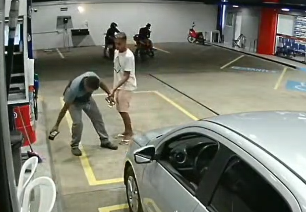 Assalto em posto de combustível