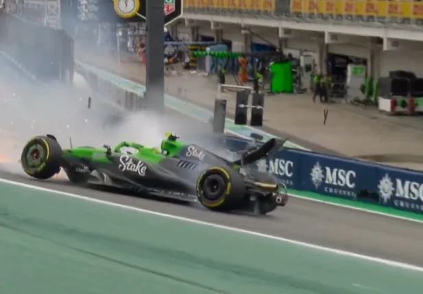 Bartoleto bate durante Sprint em Interlagos