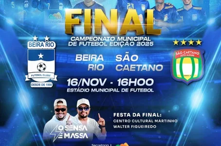 Beira Rio e São Caetano Decidem Campeonato Municipal de Futebol de Caracol