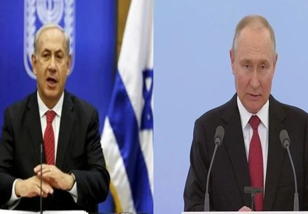 Benjamin Netanyahu e  Vladimir Putin
