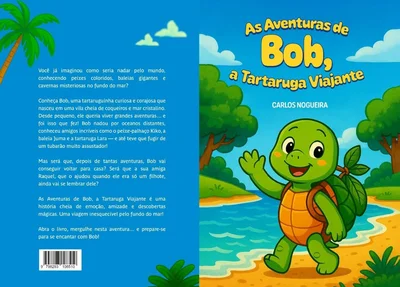 Bob, a Tartaruga Viajante: personagem literário piauiense vira mascote ambiental