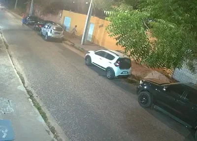 Câmera de segurança flagrou maus-tratos