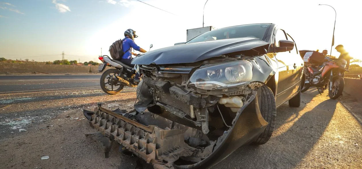 Carro teve perda total