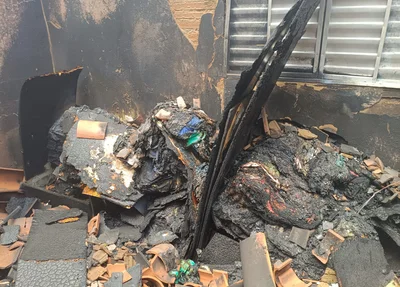 Casa da vítima ficou destruída em Dom Expedito Lopes