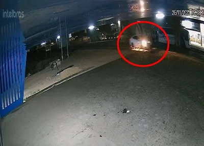 Colisão entre carro e moto em Água Branca