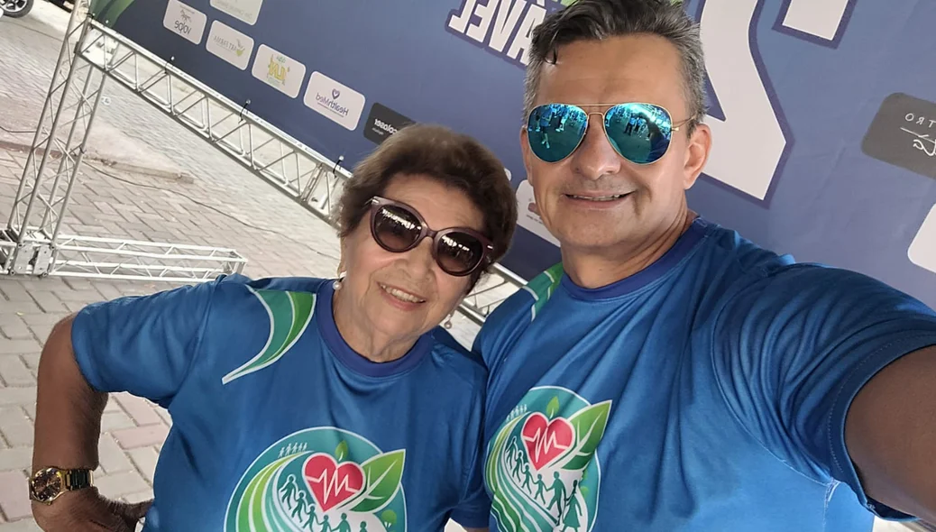 Com dona Maria Reis de 99 anos