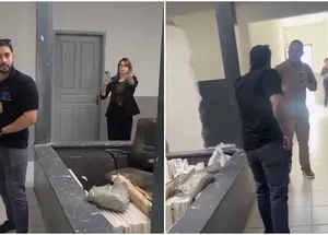Confusão dentro da delegacia de Codó-MA