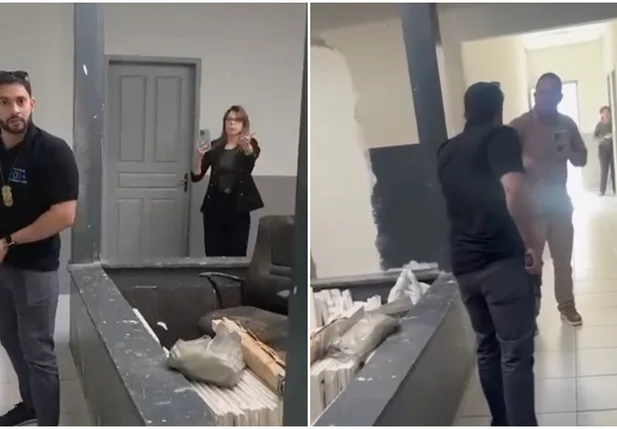 Confusão dentro da delegacia de Codó-MA