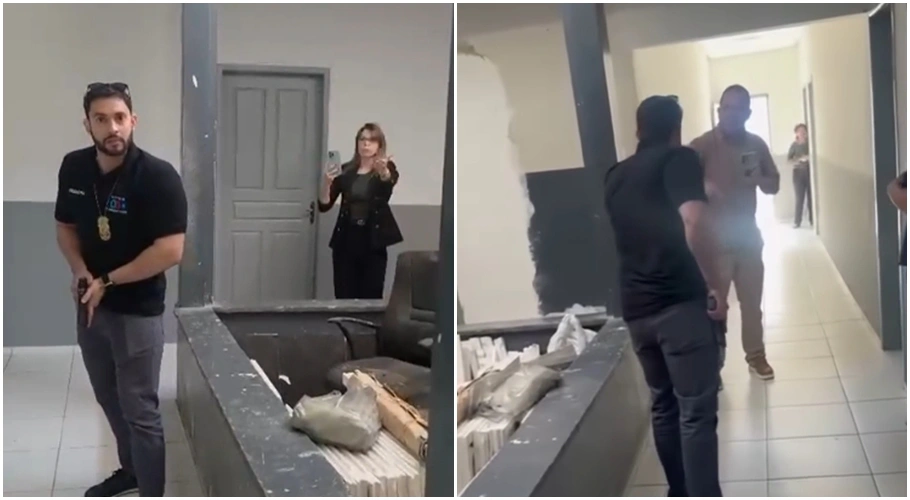 Confusão dentro da delegacia de Codó-MA