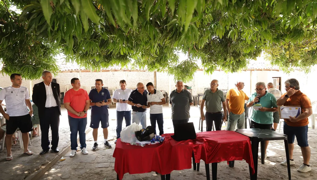Cronistas desportivos reunidos