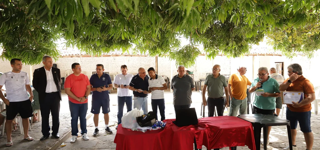 Cronistas desportivos reunidos