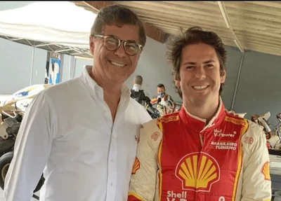 Daniel Lancaster e o ex-deputado estadual Gil Lancaster