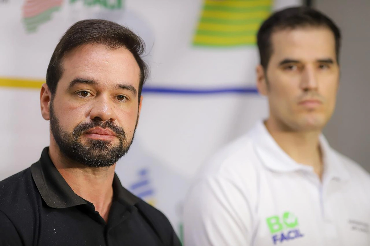 Delegados Felipe Bonavides e Matheus Zanatta