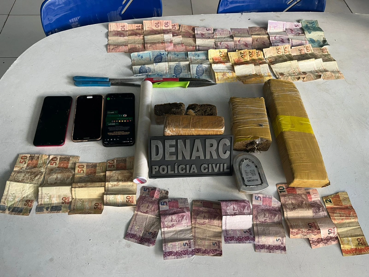 Denarc prende dois homens e apreende drogas durante operação na Avenida Maranhão
