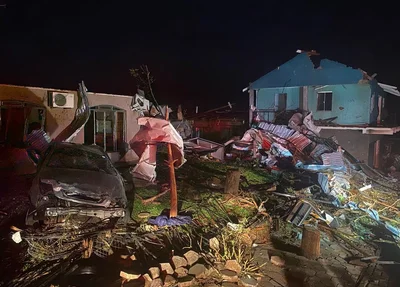 Destruição em Rio Bonito do Iguaçu