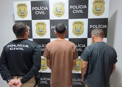 Dois presos durante a operação