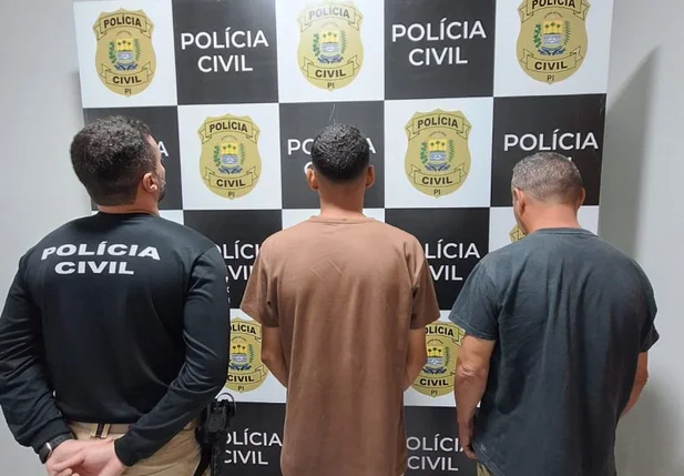 Dois presos durante a operação