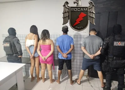 Dupla presa e menores apreendidos