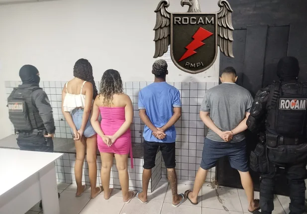 Dupla presa e menores apreendidos