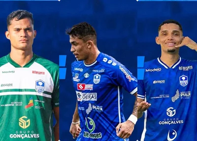 Ednaldo Santos, Welberty Batata e Hugo Alves