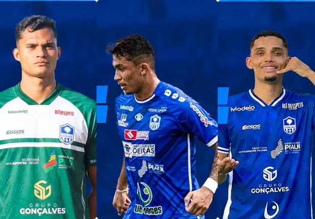 Ednaldo Santos, Welberty Batata e Hugo Alves