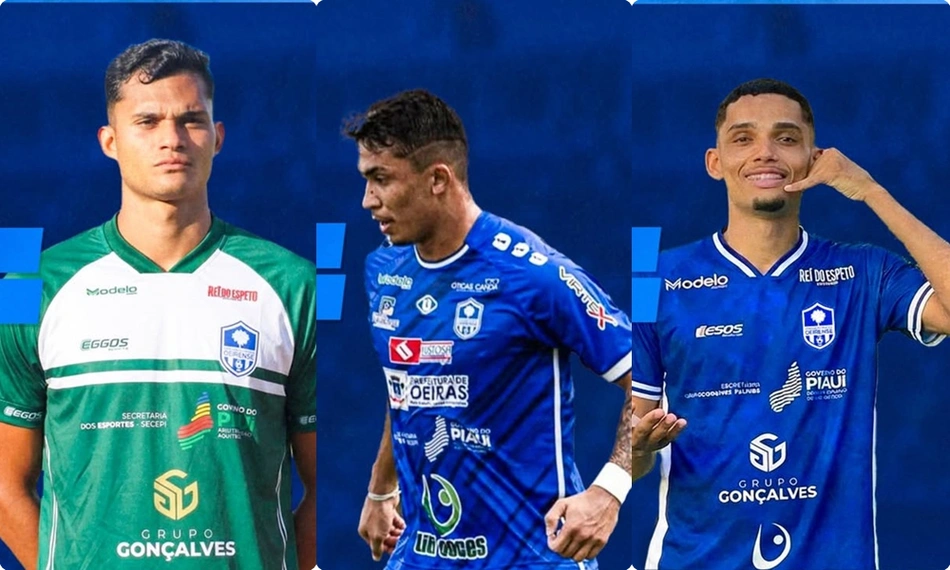 Ednaldo Santos, Welberty Batata e Hugo Alves