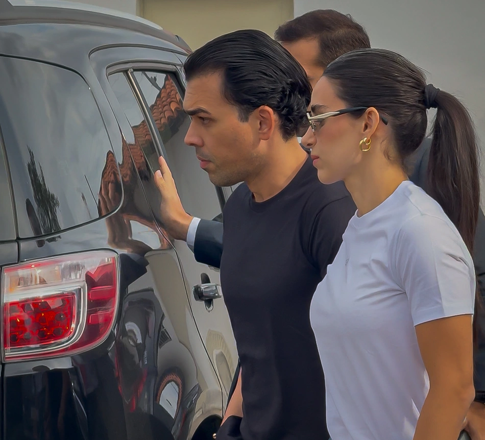 Empresário Danillo Coelho e esposa