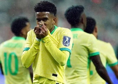 Estêvão, atacante da Seleção Brasileira