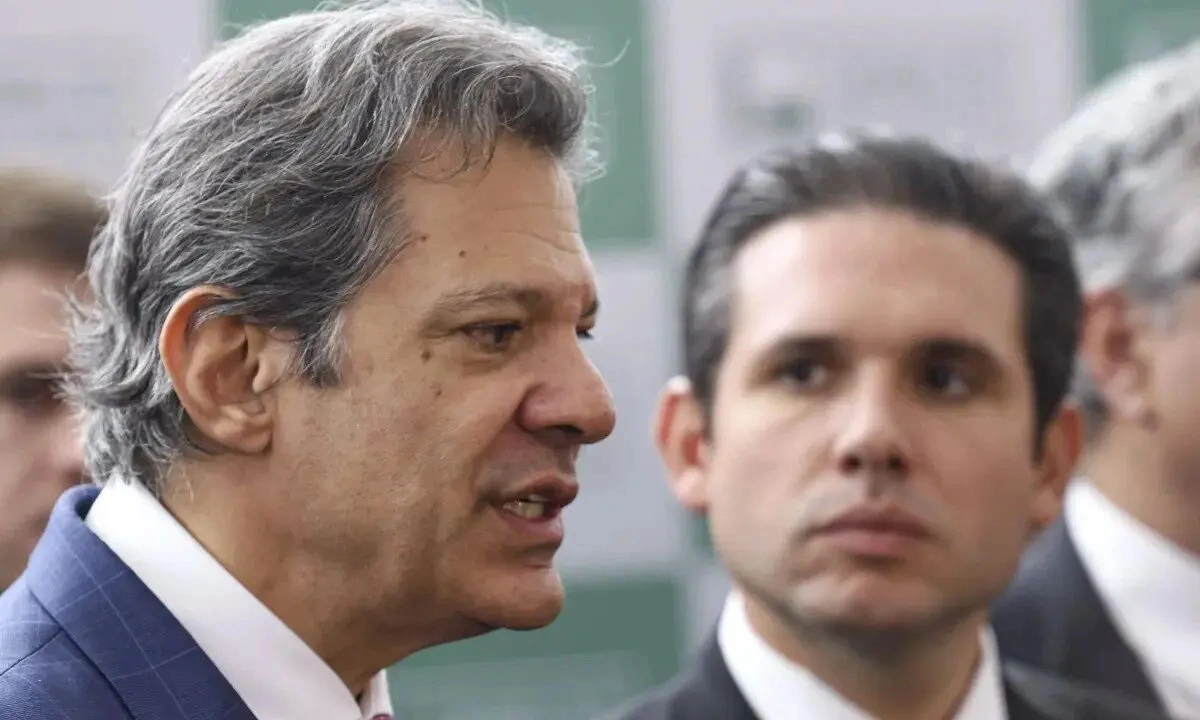 Fernando Haddad e Hugo Motta