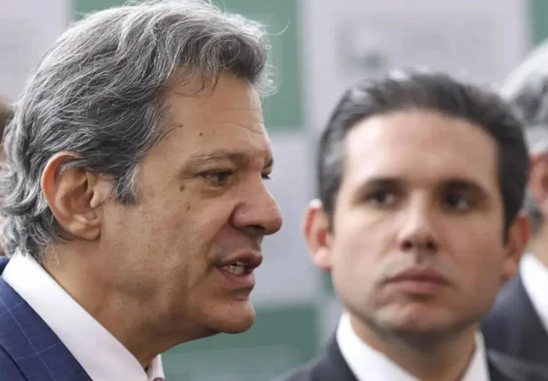 Fernando Haddad e Hugo Motta